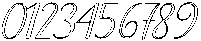 Simple Calligraphy Outline Slant 14 Regular otf (400) Font OTHER CHARS