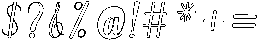 Simple Calligraphy Outline Slant 6 Regular otf (400) Font OTHER CHARS