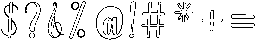 Simple Calligraphy Outline Slant Regular otf (400) Font OTHER CHARS