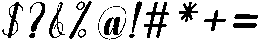 Simple Calligraphy Slant 12 Regular otf (400) Font OTHER CHARS