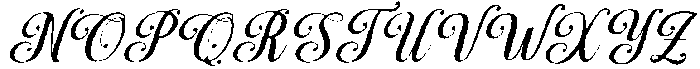 Simple Calligraphy Slant 18 Regular otf (400) Font UPPERCASE