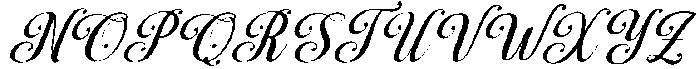 Simple Calligraphy Slant 22 Regular otf (400) Font UPPERCASE