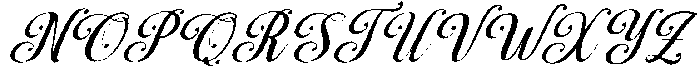 Simple Calligraphy Slant 24 Regular otf (400) Font UPPERCASE