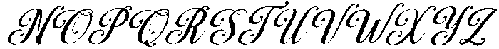 Simple Calligraphy Slant 26 Regular otf (400) Font UPPERCASE