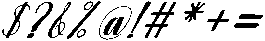 Simple Calligraphy Slant 30 Regular otf (400) Font OTHER CHARS