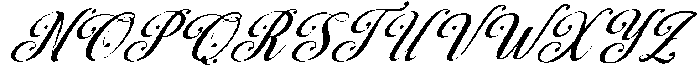 Simple Calligraphy Slant 34 Regular otf (400) Font UPPERCASE