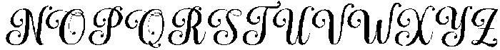 Simple Calligraphy Slant 4 Regular otf (400) Font UPPERCASE