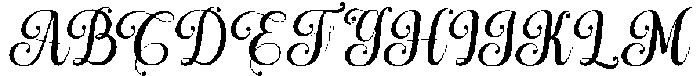 Simple Calligraphy Slant 6 Regular otf (400) Font UPPERCASE