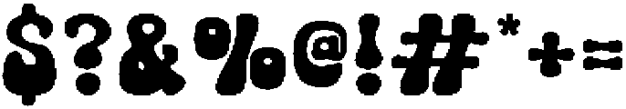 Simple Chunky otf (400) Font OTHER CHARS