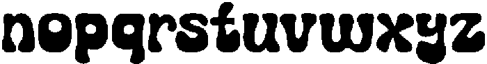 Simple Chunky otf (400) Font LOWERCASE