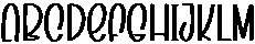 Simple Comic Regular otf (400) Font UPPERCASE
