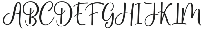 Simple Country Regular otf (400) Font UPPERCASE