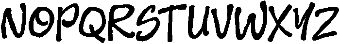 Simple Create otf (400) Font UPPERCASE