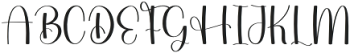Simple Darling Regular otf (400) Font UPPERCASE