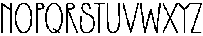 Simple Designer Regular otf (400) Font UPPERCASE