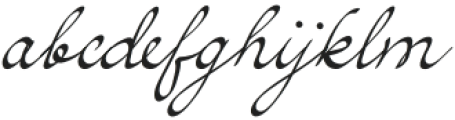 Simple Elegance Regular otf (400) Font LOWERCASE