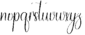 Simple Handmade Regular otf (400) Font LOWERCASE