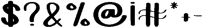 Simple Handmade Regular otf (400) Font OTHER CHARS
