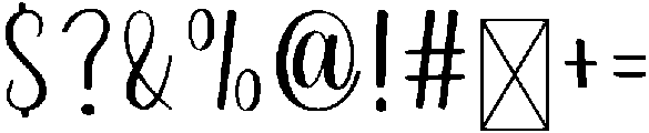 Simple Handmade Regular otf (400) Font OTHER CHARS