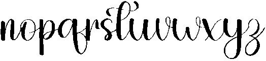 Simple Handmade Regular otf (400) Font LOWERCASE