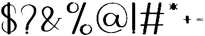 Simple Handmade Regular otf (400) Font OTHER CHARS