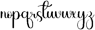 Simple Handmade Regular otf (400) Font LOWERCASE