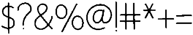 Simple Handmade Regular otf (400) Font OTHER CHARS