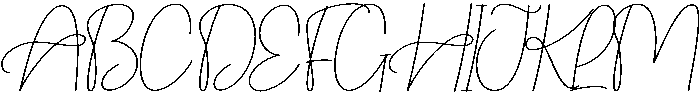 Simple Handwriting Regular otf (400) Font UPPERCASE
