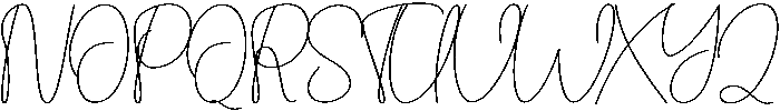 Simple Handwriting Regular otf (400) Font UPPERCASE