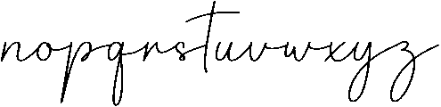Simple Handwriting Regular otf (400) Font LOWERCASE