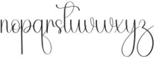 Simple Handwriting Regular otf (400) Font LOWERCASE