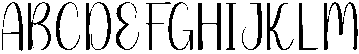 Simple Handwritten Regular otf (400) Font UPPERCASE