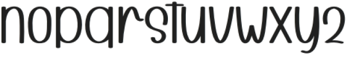 Simple Highland Regular otf (400) Font LOWERCASE