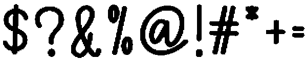 Simple Homemade Regular otf (400) Font OTHER CHARS