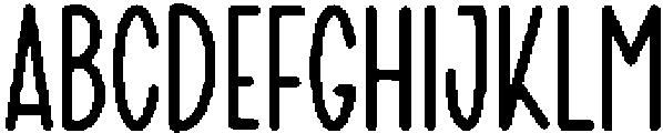 Simple Homemade Regular otf (400) Font UPPERCASE