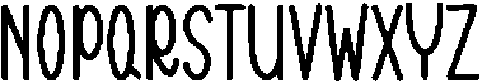 Simple Homemade Regular otf (400) Font UPPERCASE