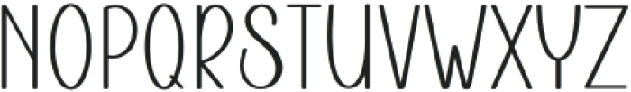 Simple Line Regular otf (400) Font UPPERCASE