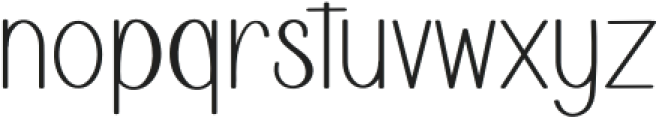 Simple Line Regular otf (400) Font LOWERCASE