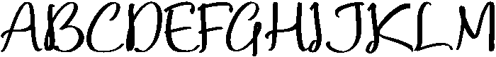 Simple Love otf (400) Font UPPERCASE