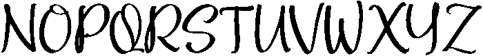 Simple Love otf (400) Font UPPERCASE