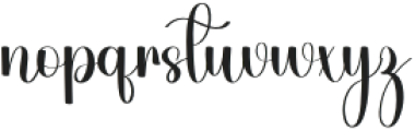 Simple Lovely Regular otf (400) Font LOWERCASE