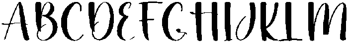 Simple Magnolia Regular otf (400) Font UPPERCASE