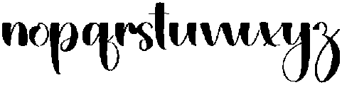 Simple Magnolia Regular otf (400) Font LOWERCASE