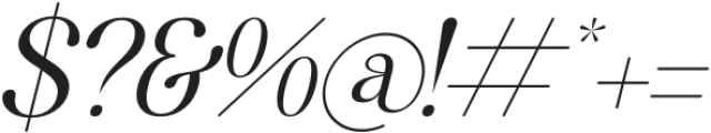 Simple Michael Italic otf (400) Font OTHER CHARS