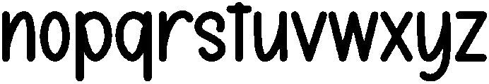 Simple Minimalist Regular otf (400) Font LOWERCASE