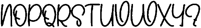 Simple Natural Regular otf (400) Font UPPERCASE