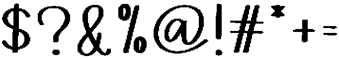 Simple Notebook Regular otf (400) Font OTHER CHARS