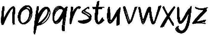 Simple Notes Bold otf (700) Font LOWERCASE