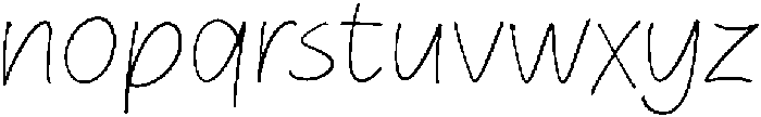 Simple Notes Light otf (300) Font LOWERCASE