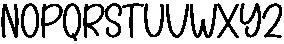 Simple November Regular otf (400) Font UPPERCASE